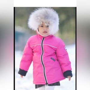 $550 Authentic Baby girl Canada Goose Reese Parka, 3-6 months